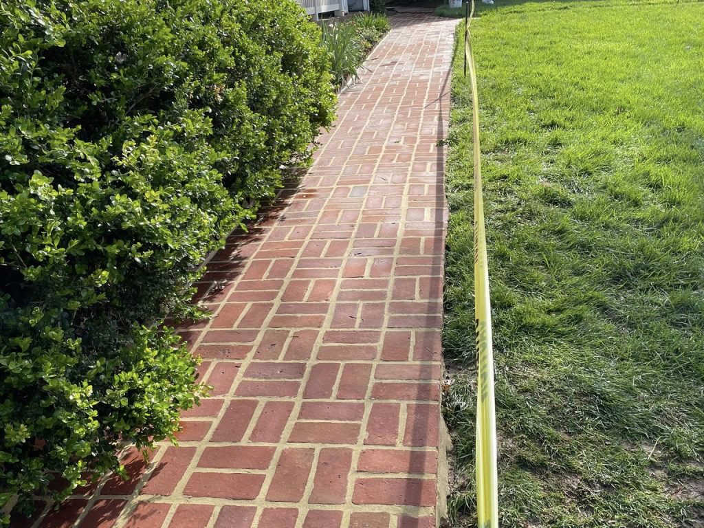 Brick Paver Walkway Repointing 10