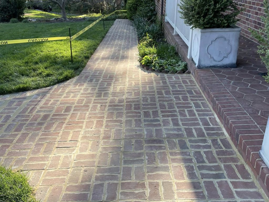 Brick Paver Walkway Repointing 6