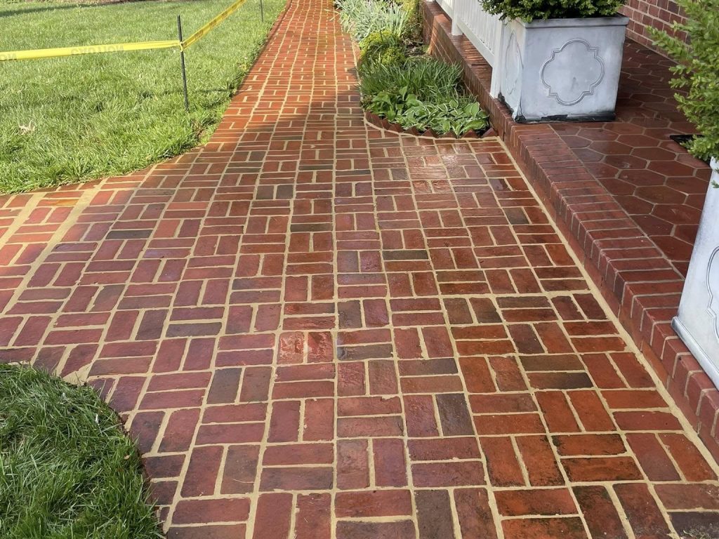 Brick Paver Walkway Repointing 7