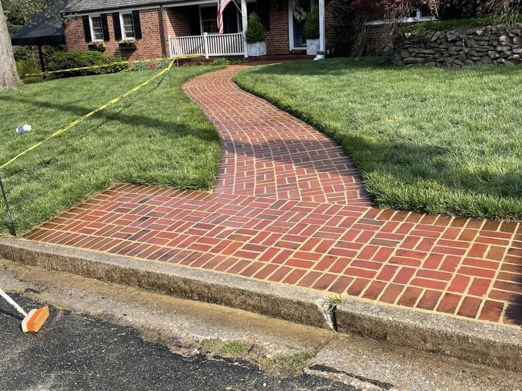 Brick Paver Walkway Repointing 8