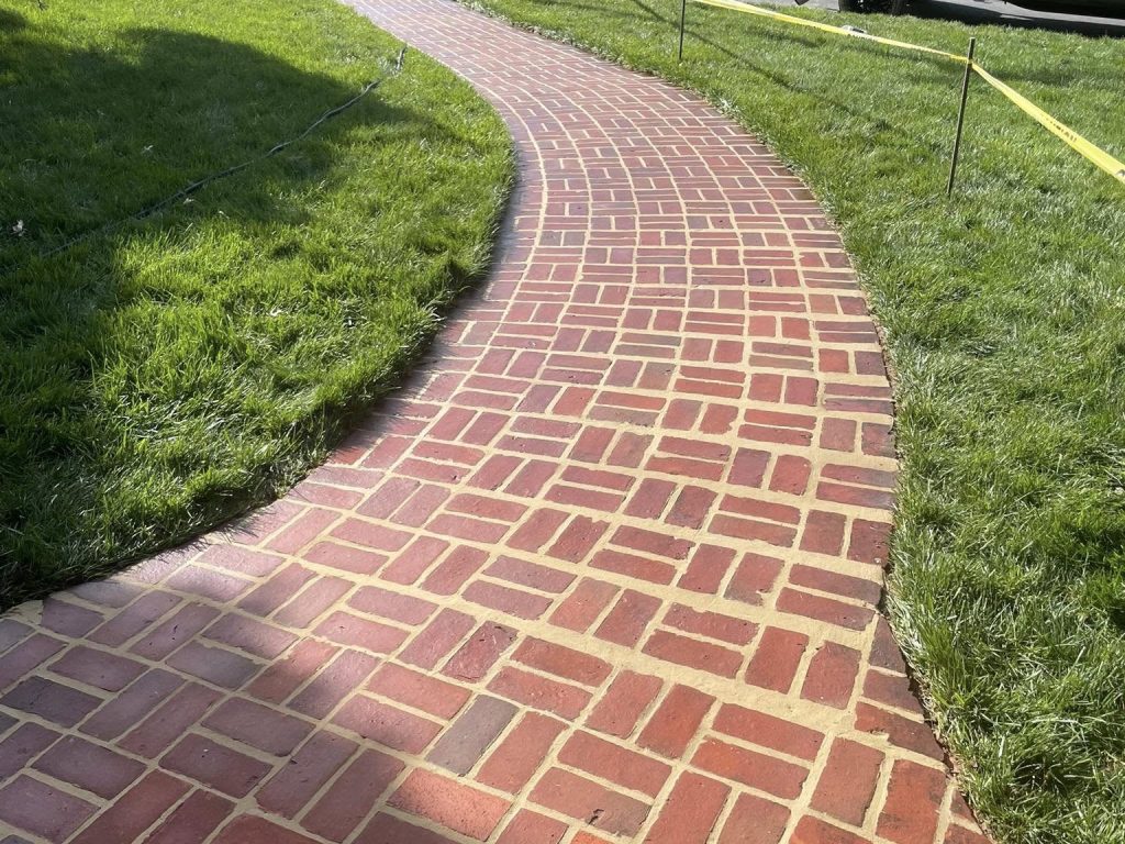 Brick Paver Walkway Repointing 9